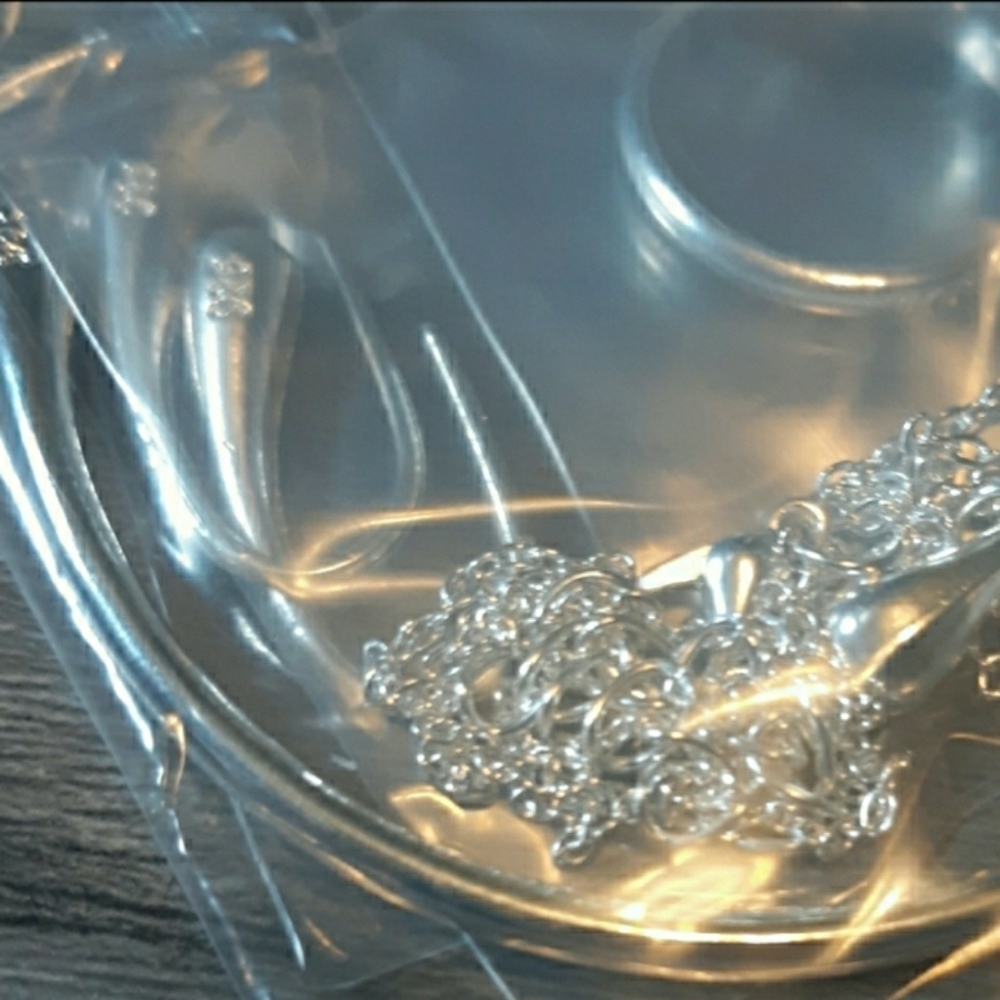 925 Sterling Silver Waterdrop Jewelry Set - Picture 5 of 7